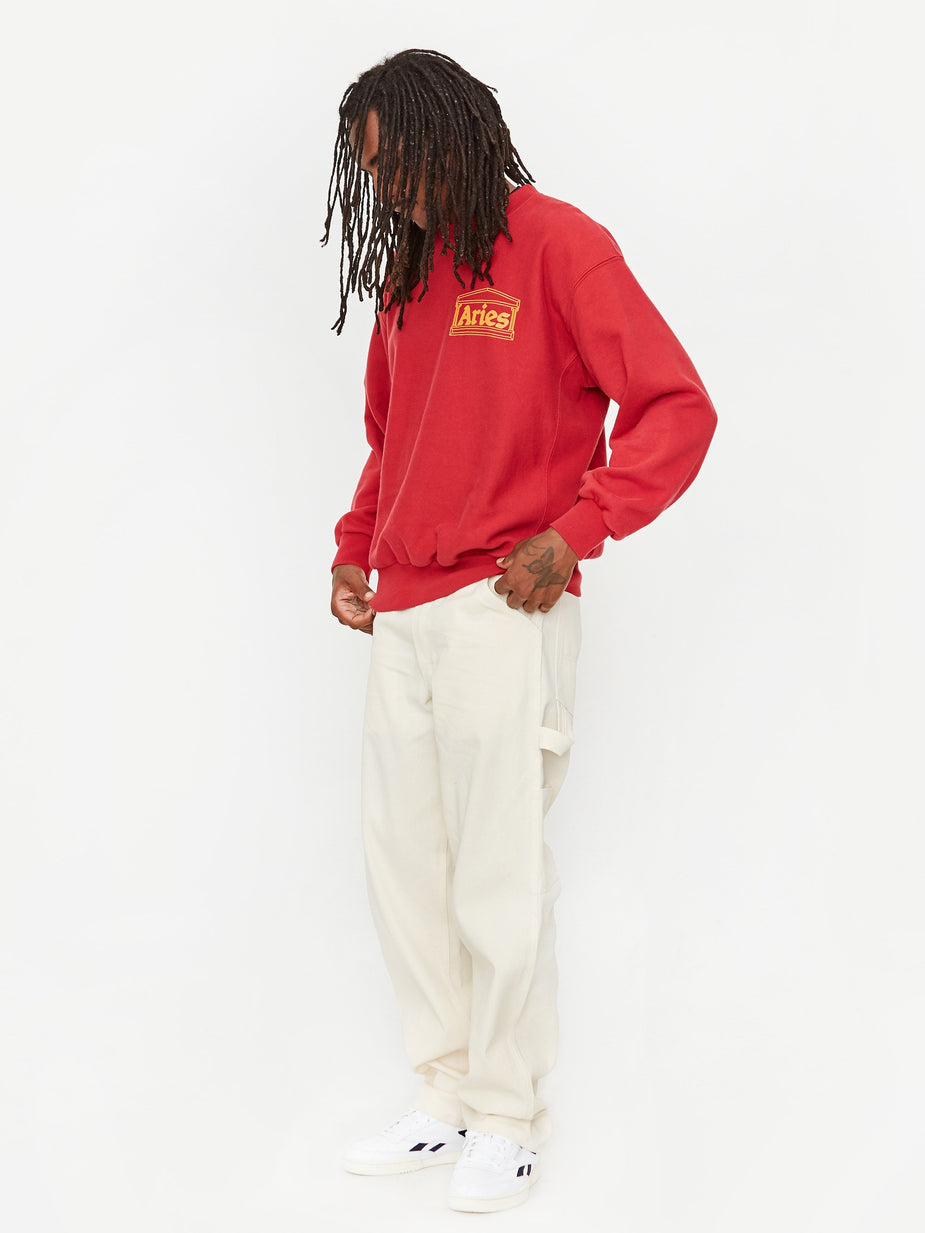 Aries Aries Premium Temple Sweatshirt - Red - Red