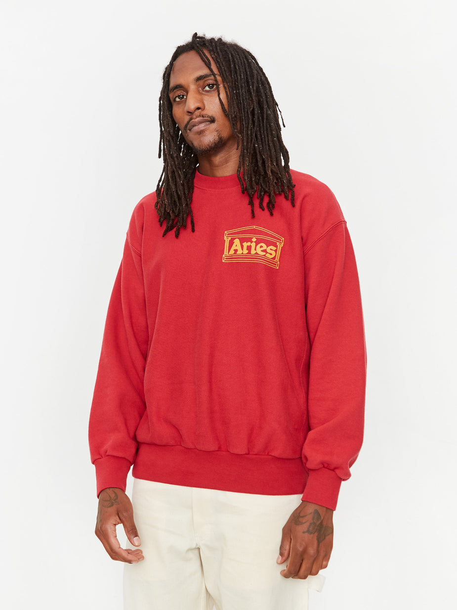 Aries Aries Premium Temple Sweatshirt - Red - Red