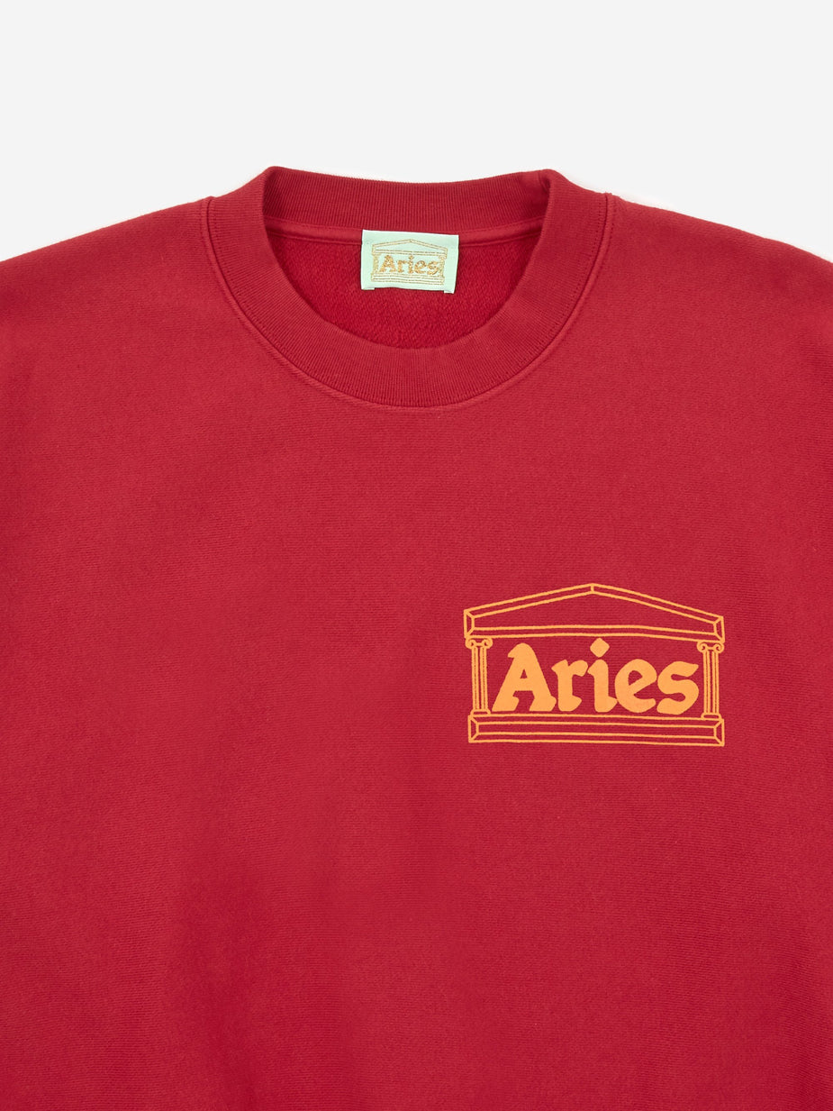 Aries Aries Premium Temple Sweatshirt - Red - Red