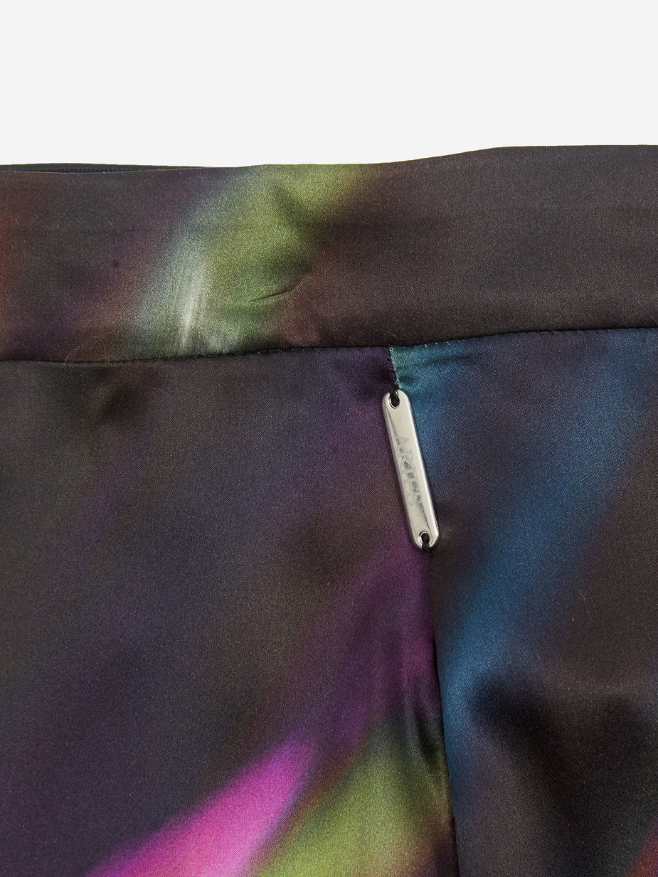 Aries Aries Print Half and Half Skirt - Black/Multi - Black