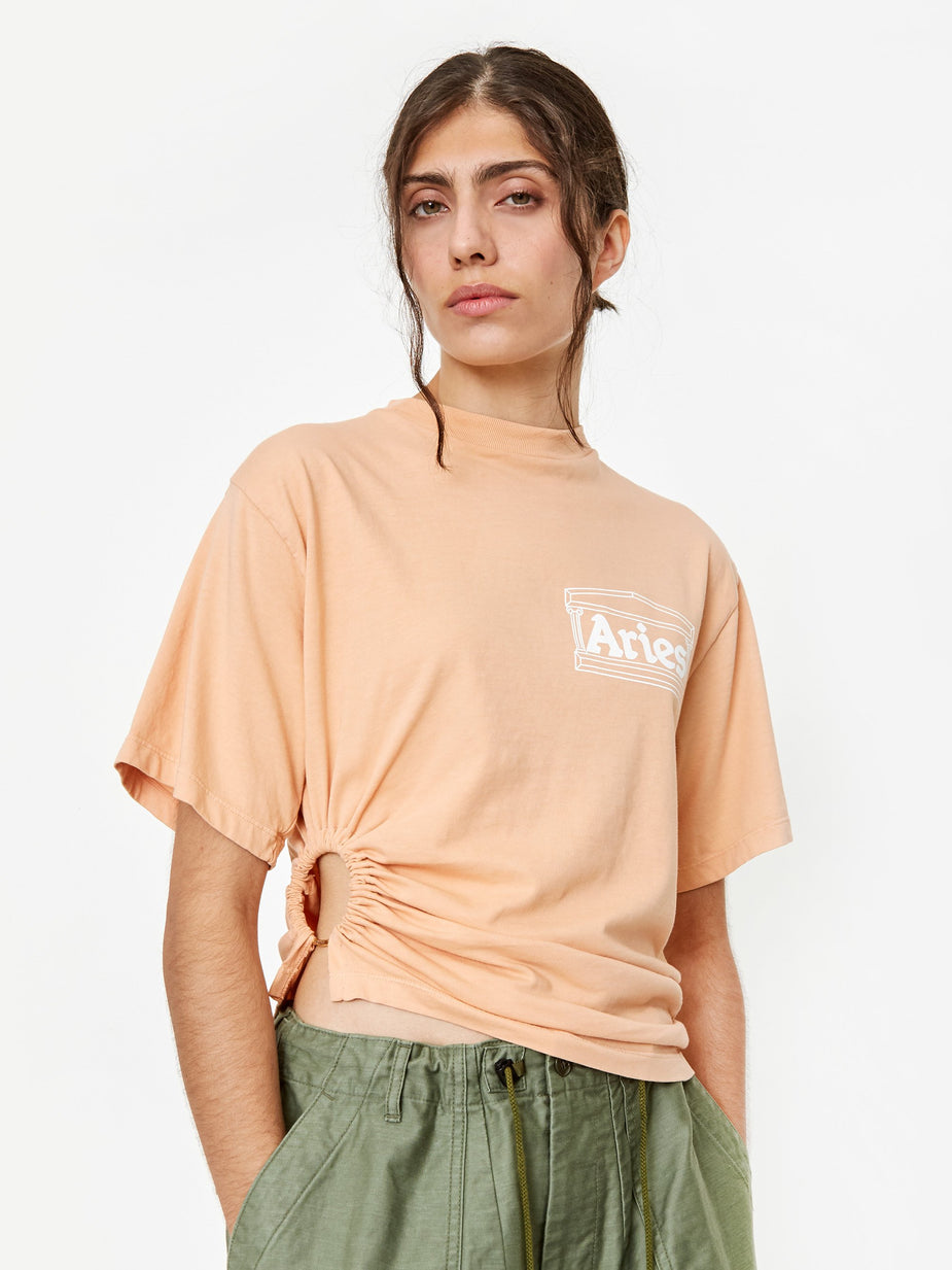 Aries Aries Ring T-Shirt - Peach - Orange
