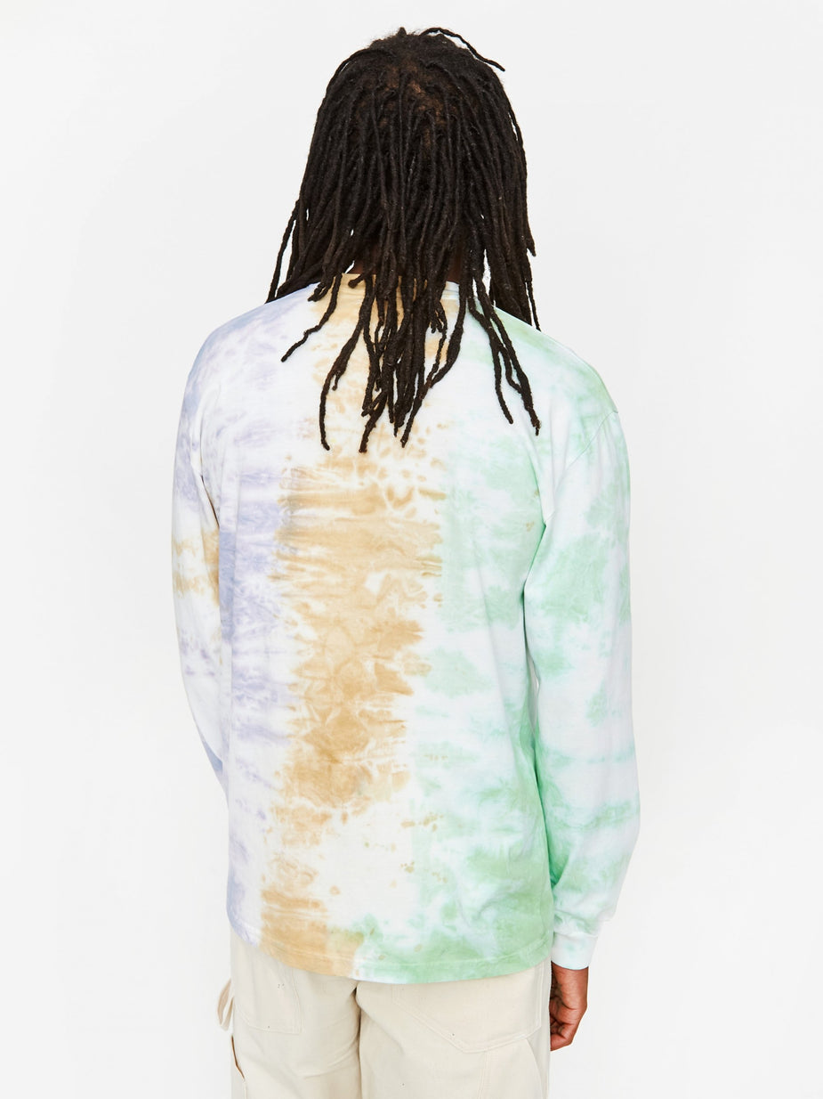 Aries Aries Ripple Tie Dye Longsleeve T-Shirt - Multi - Multi