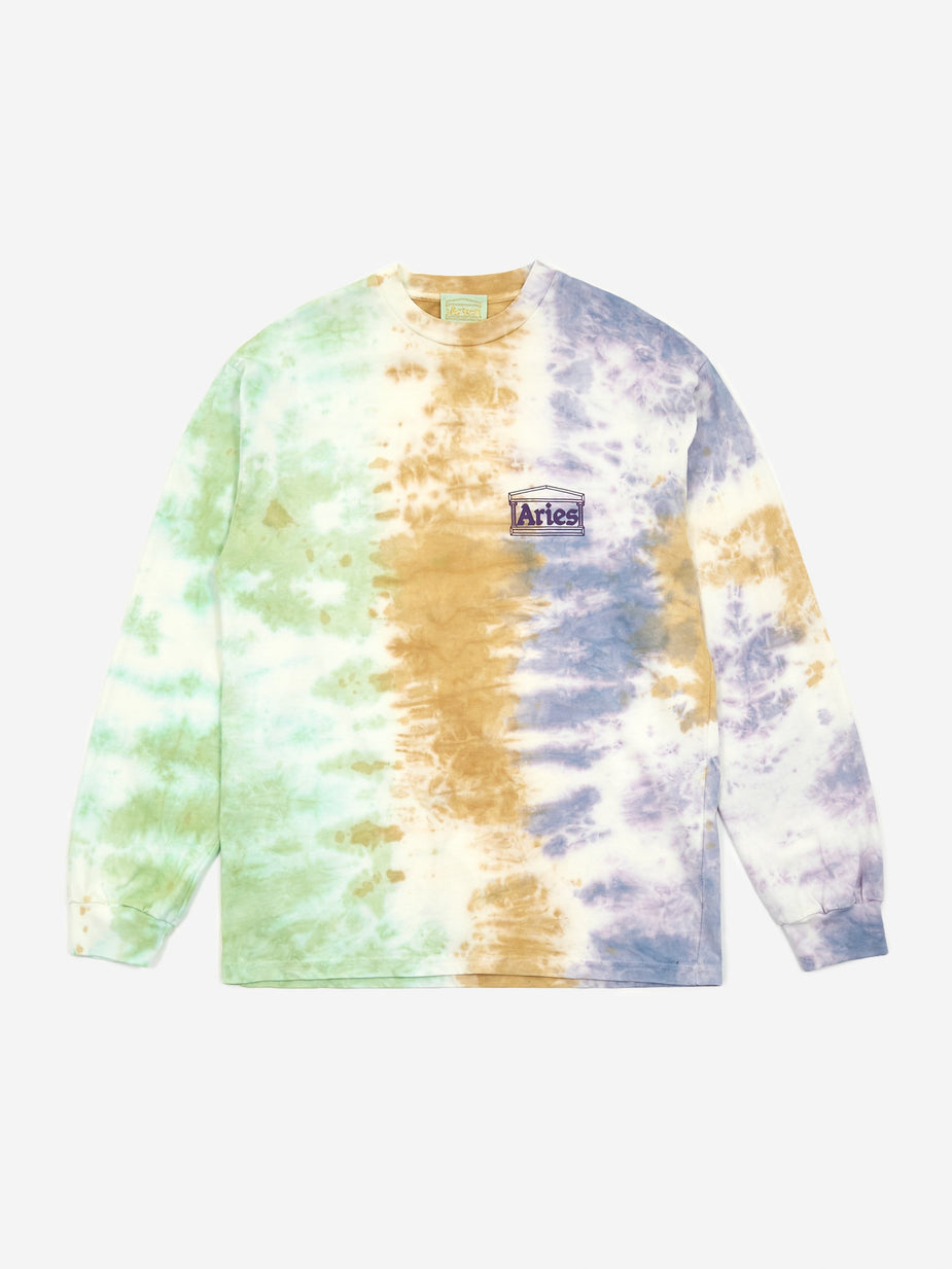 Aries Aries Ripple Tie Dye Longsleeve T-Shirt - Multi - Multi