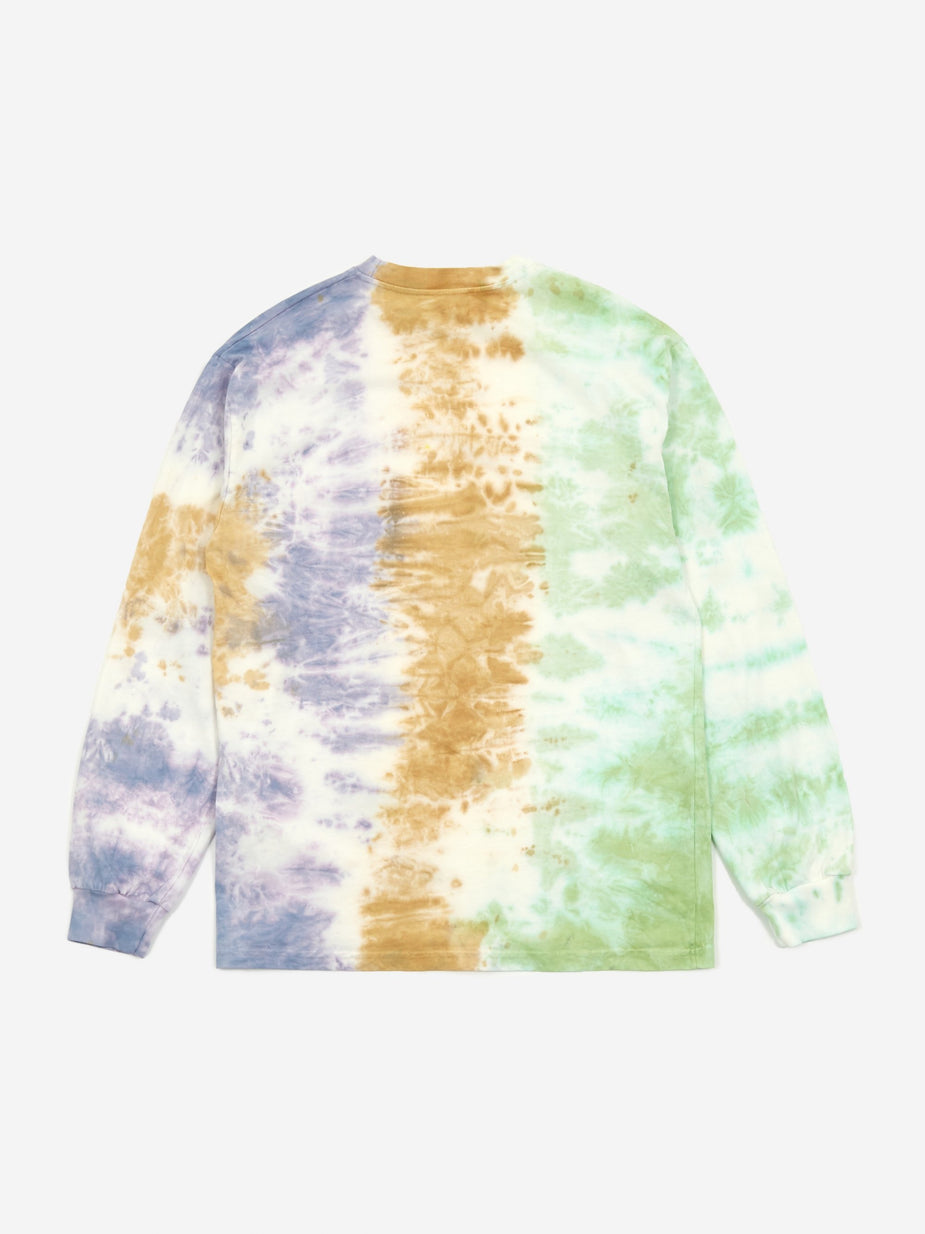 Aries Aries Ripple Tie Dye Longsleeve T-Shirt - Multi - Multi