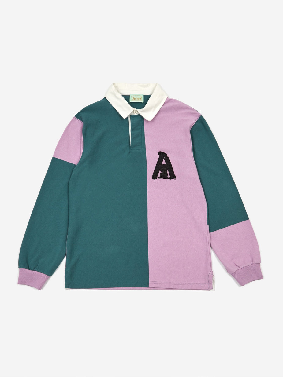 Aries Aries Rugby Shirt - Pink/Hydro - Pink