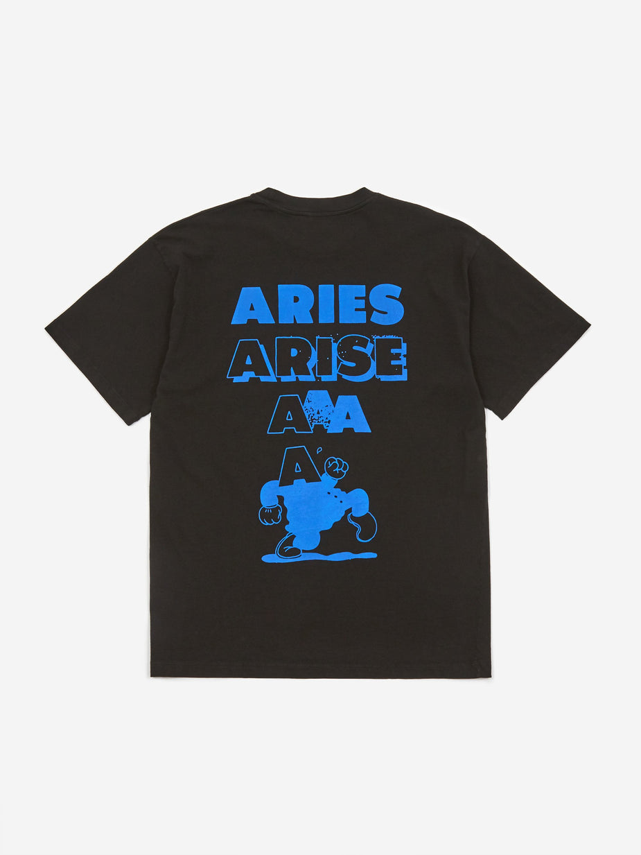 Aries Aries Sad Planet Shortsleeve T-Shirt - Black - Black