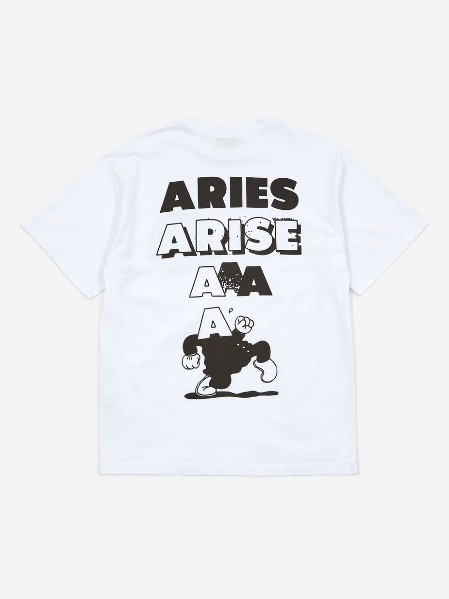 Aries Aries Sad Planet Shortsleeve T-Shirt - White - White