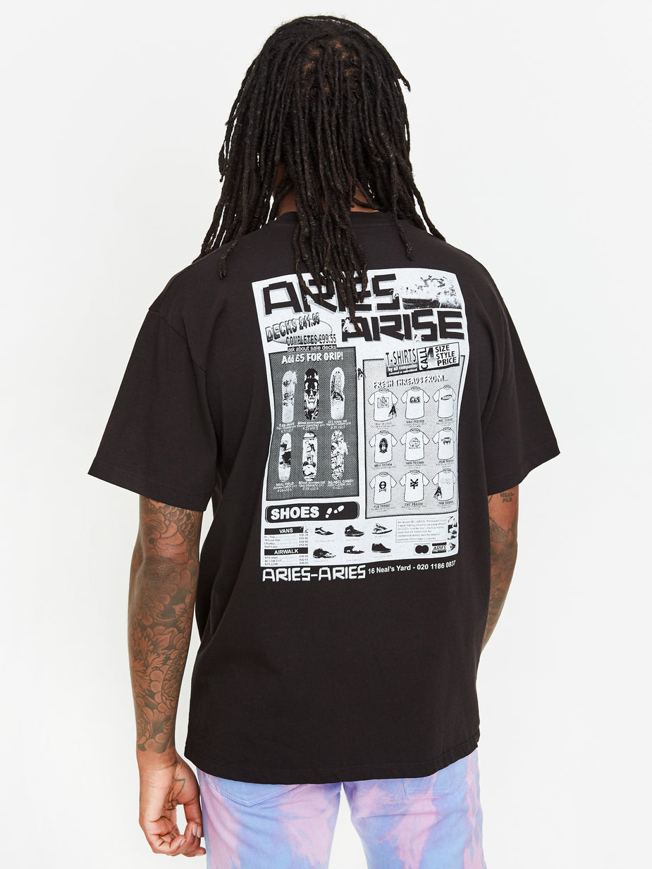 Aries Aries Skate Shortsleeve T-Shirt - Black - Black