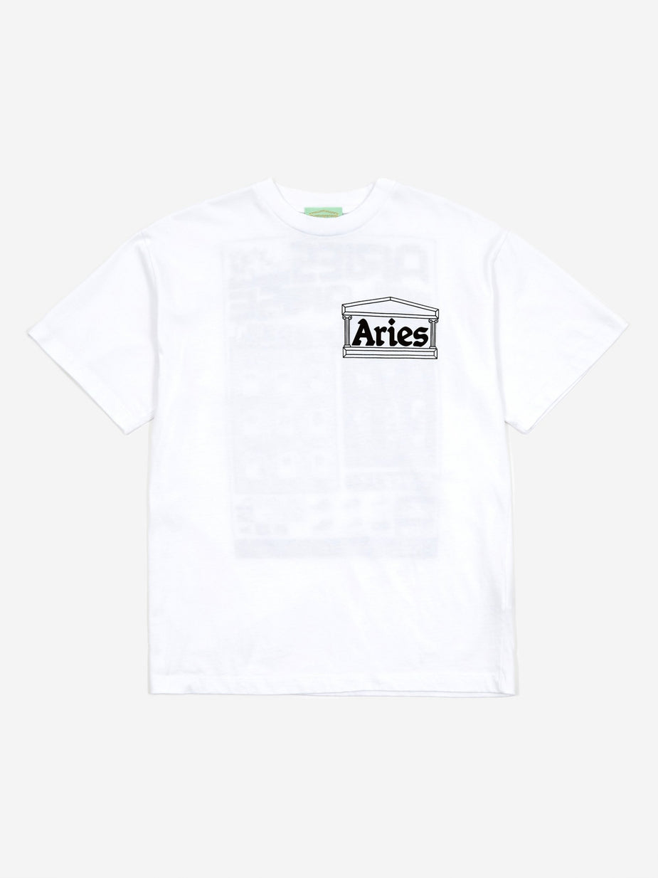 Aries Aries Skate Shortsleeve T-Shirt - White - White