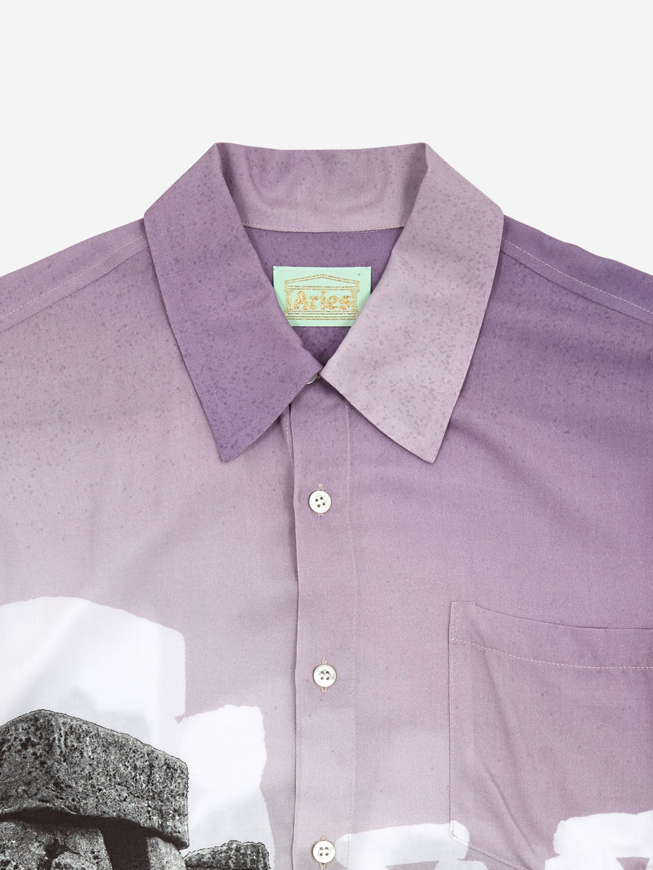 Aries Aries Stonehenge Hawaiian Shirt - Multi - Multi