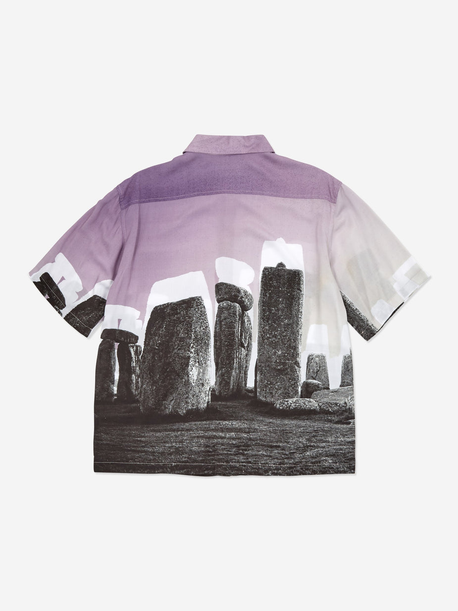 Aries Aries Stonehenge Hawaiian Shirt - Multi - Multi