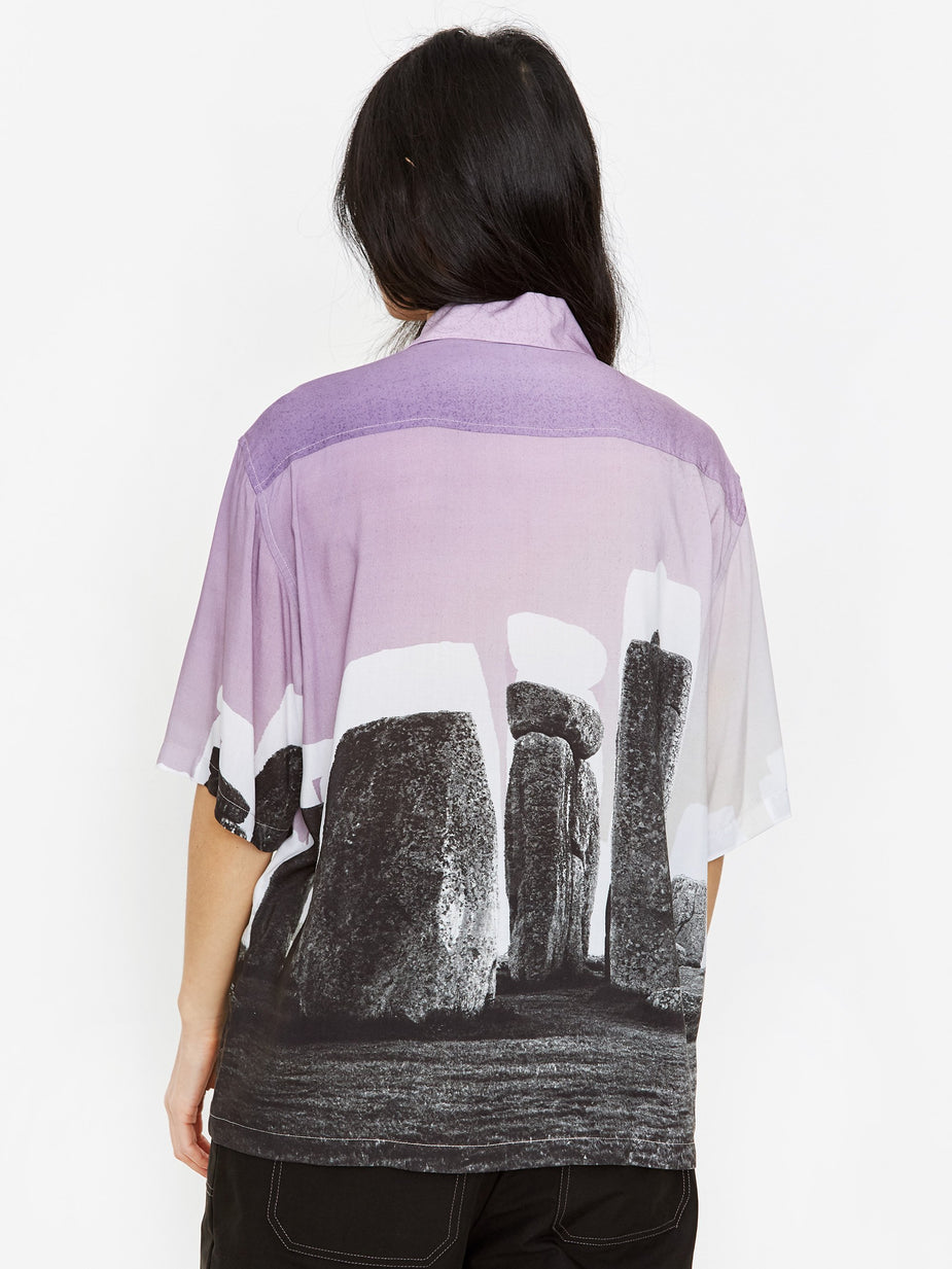 Aries Aries Stonehenge Hawaiian Shirt - Multi - Multi