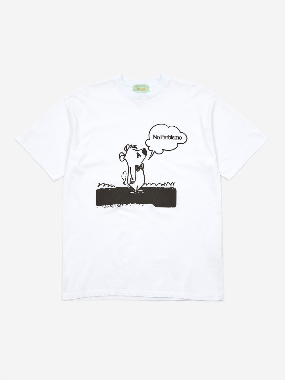 Aries Aries Stoner  Bear Shortsleeve T-Shirt - White - White - White