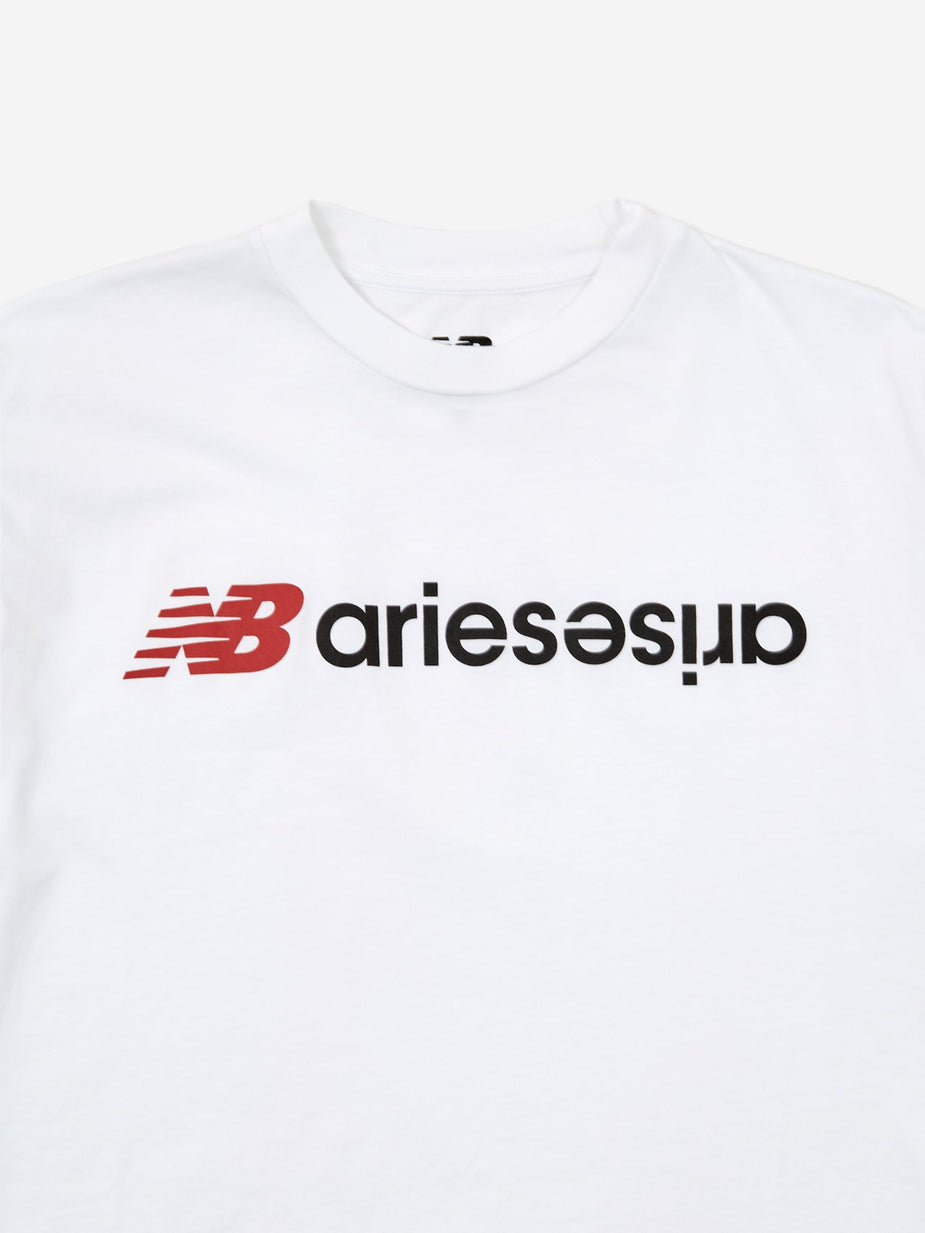 Aries Aries x New Balance AriesArise Shortsleeve T-Shirt - White - White