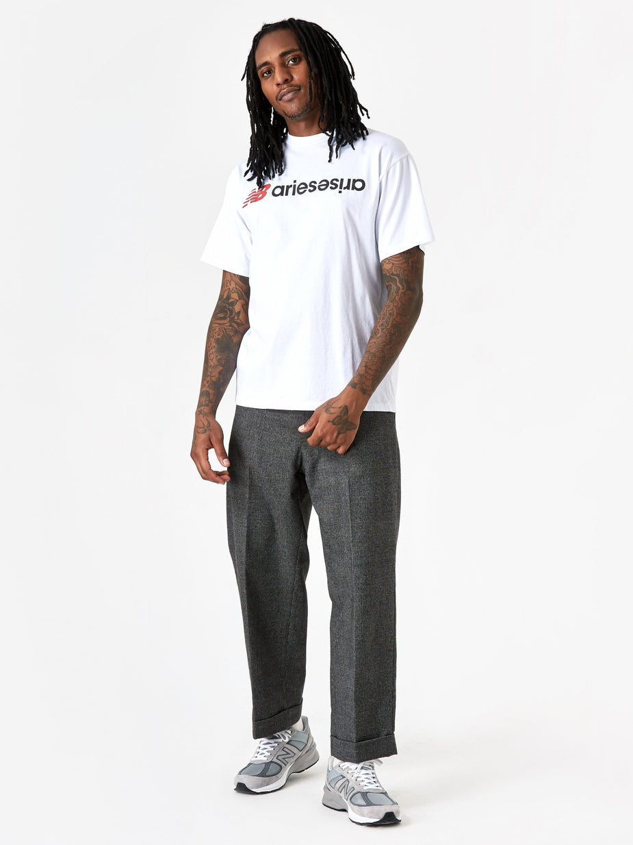 Aries Aries x New Balance AriesArise Shortsleeve T-Shirt - White - White