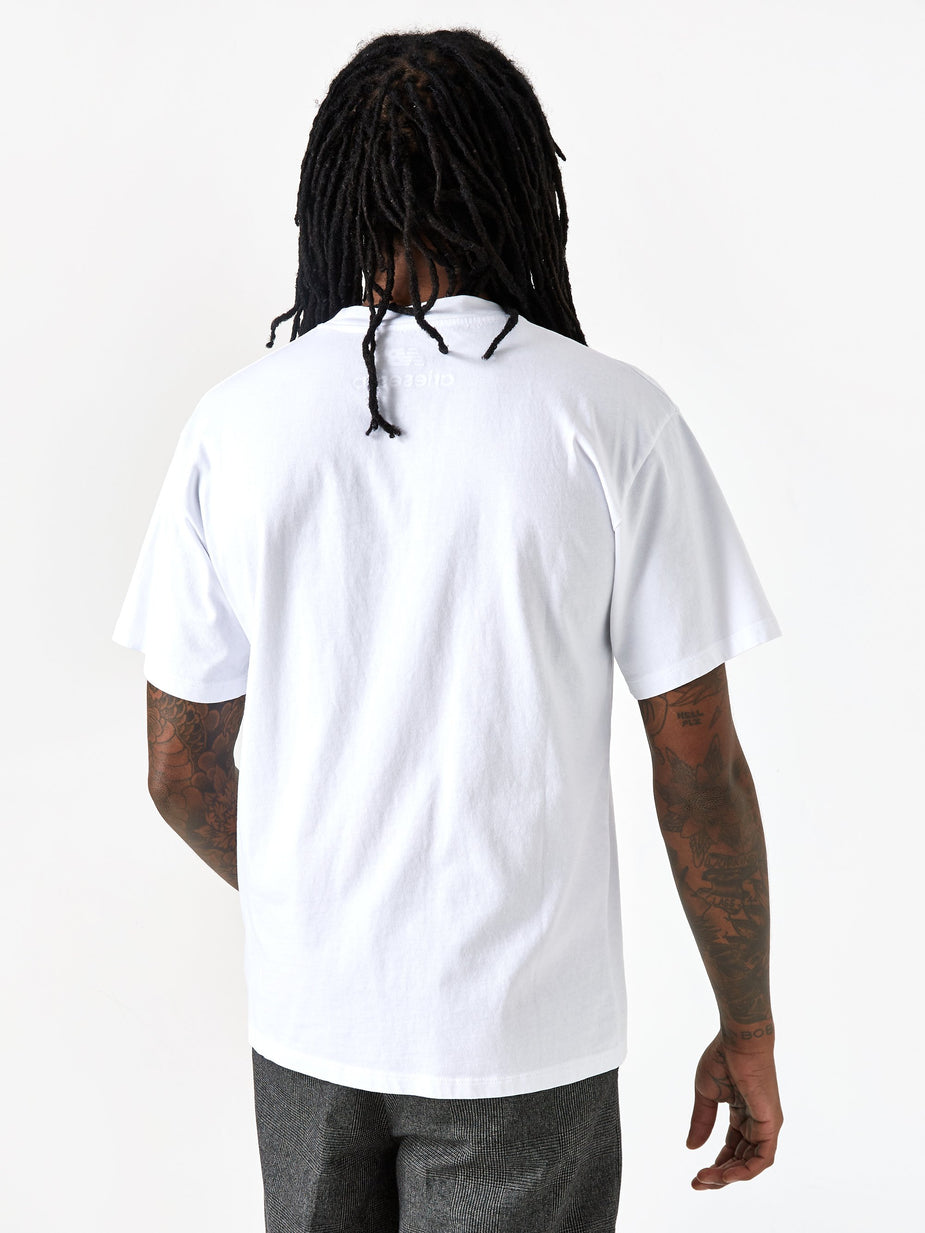 Aries Aries x New Balance AriesArise Shortsleeve T-Shirt - White - White