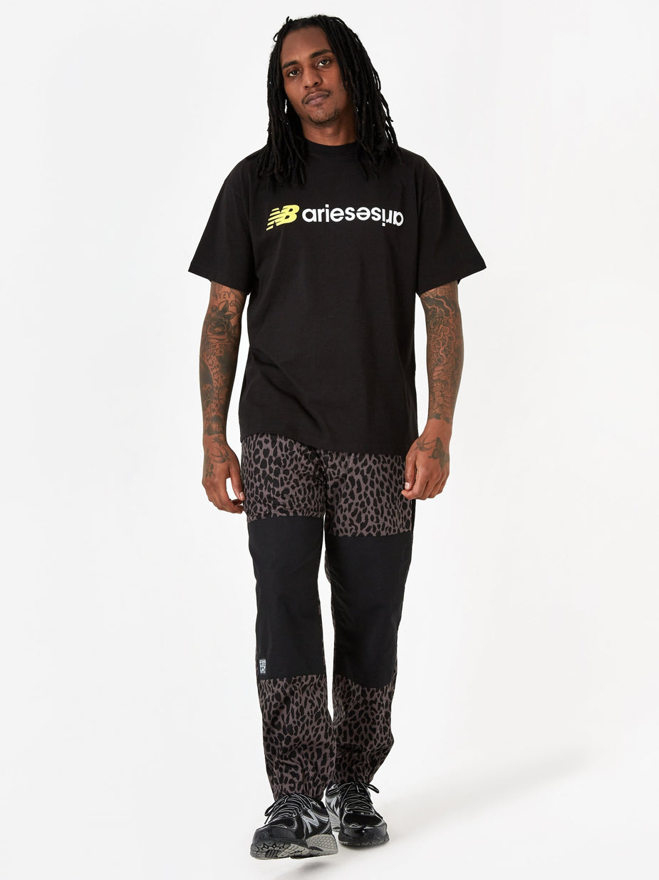 Aries Aries x New Balance AriesArise Shortsleeve T-Shirt - Black - Black