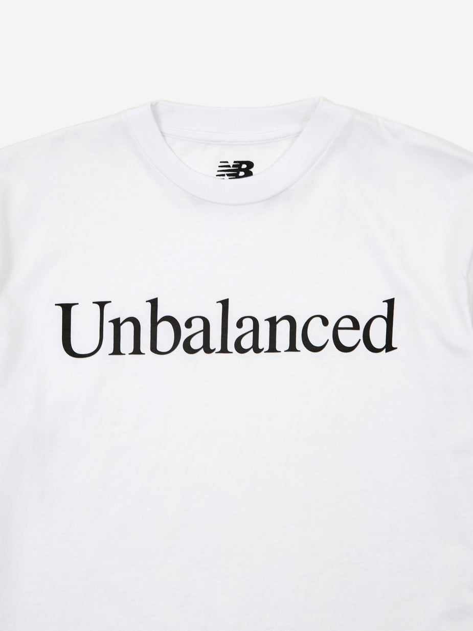 Aries Aries x New Balance Unbalanced Shortsleeve T-Shirt - White - White