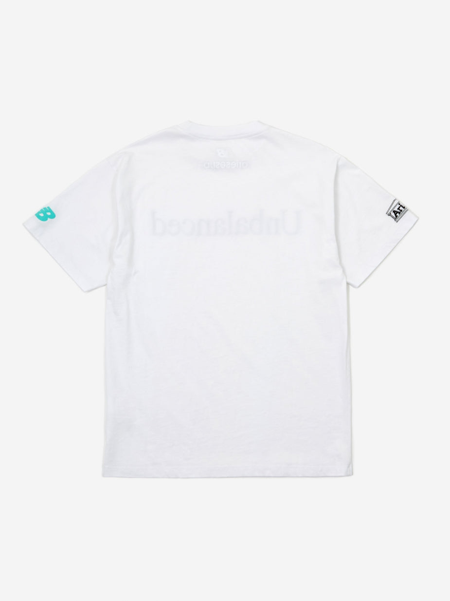 Aries Aries x New Balance Unbalanced Shortsleeve T-Shirt - White - White