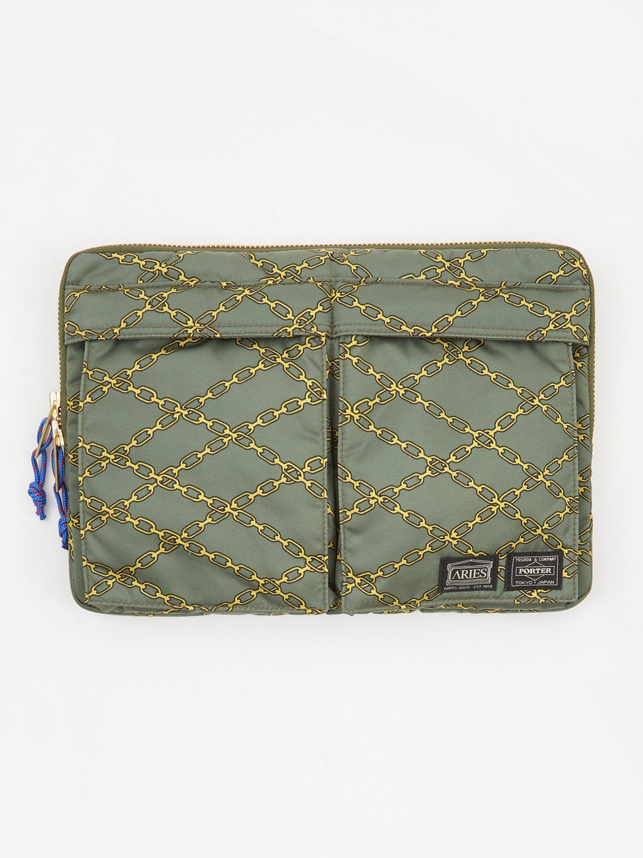 Aries Aries x Porter Yoshida & Co Document Case - Green - Green
