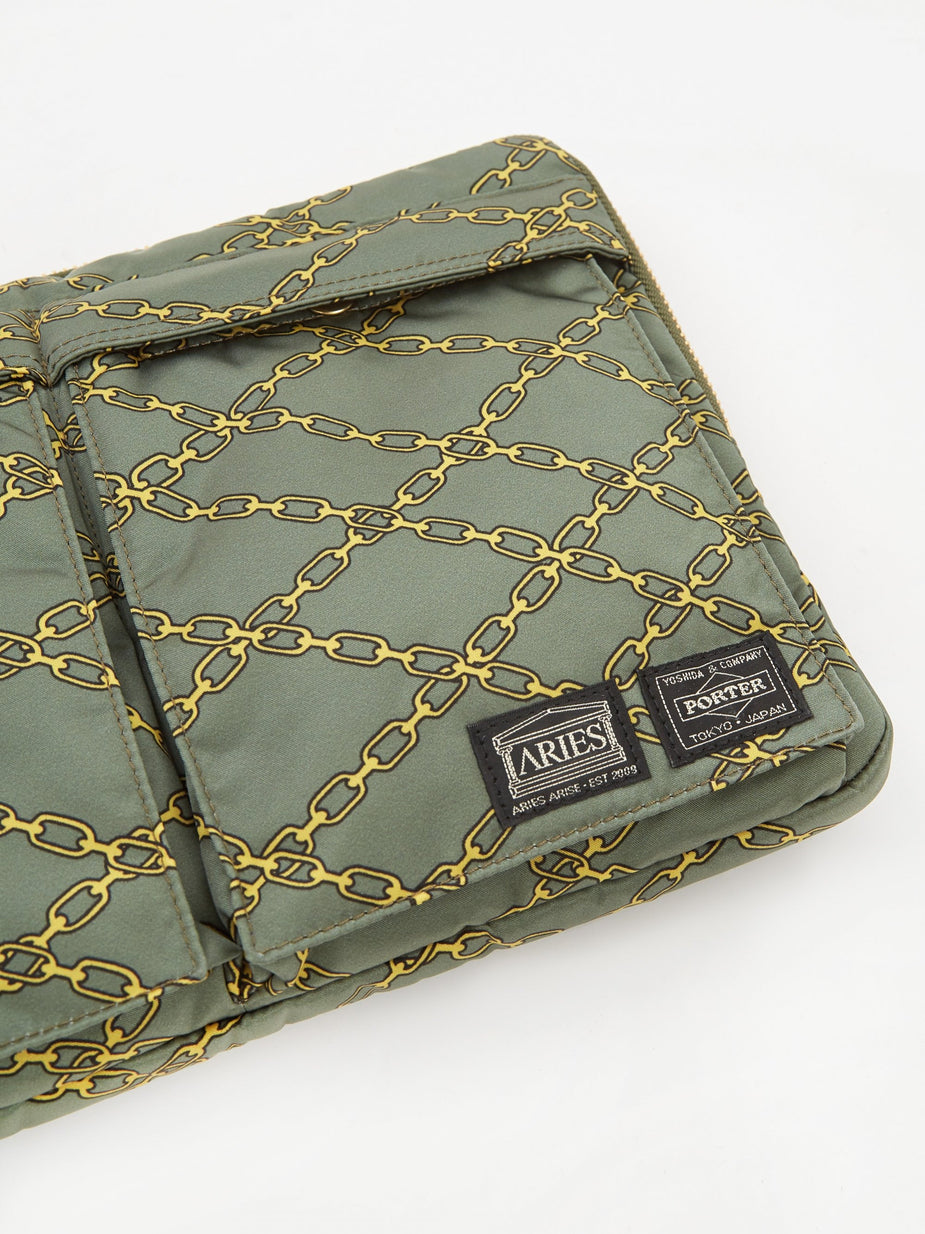Aries Aries x Porter Yoshida & Co Document Case - Green - Green