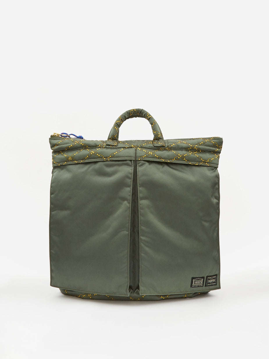 Aries Aries x Porter Yoshida & Co Helmet Bag - Green - Green
