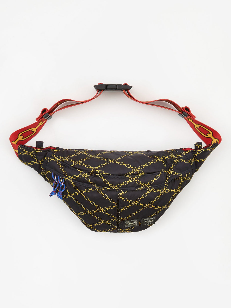 Aries Aries x Porter Yoshida & Co Waist Bag - Black - Black