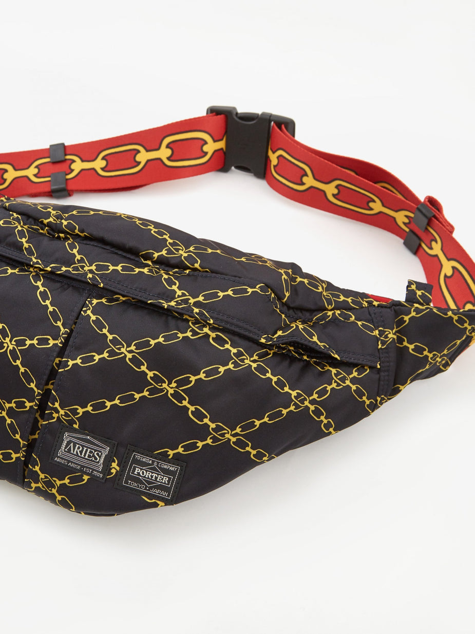 Aries Aries x Porter Yoshida & Co Waist Bag - Black - Black