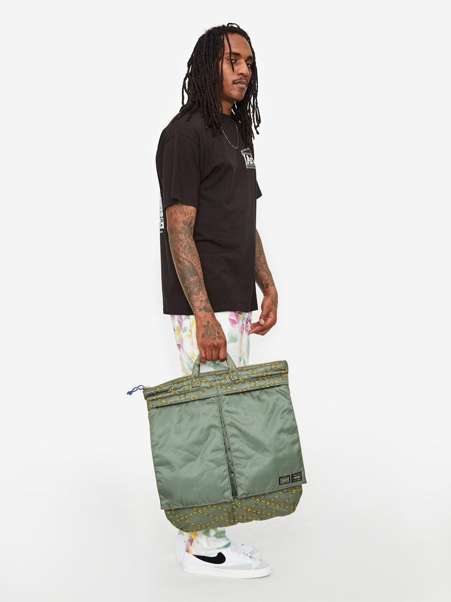 Aries Aries x Porter Yoshida & Co Helmet Bag - Green - Green