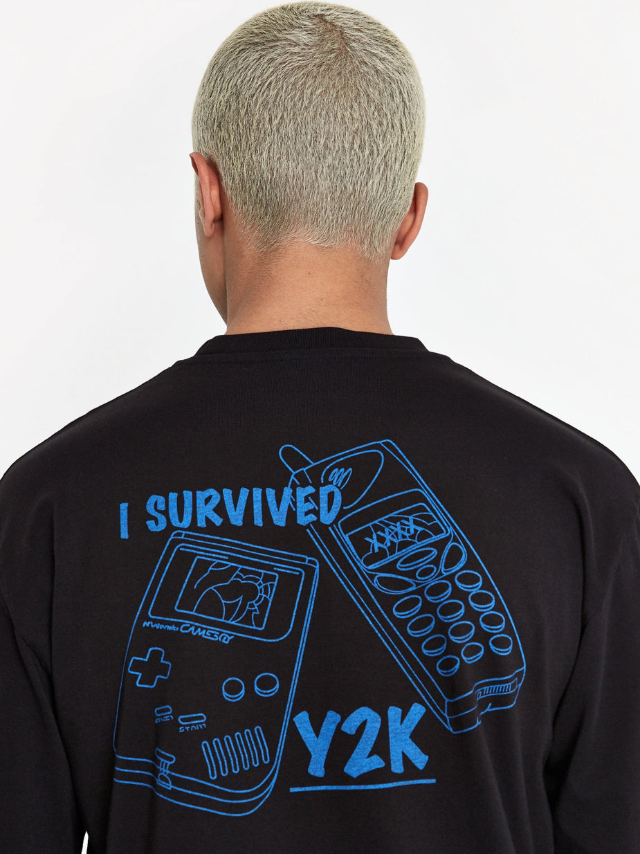 Aries Aries Y2K Longsleeve T-Shirt - Black - Black