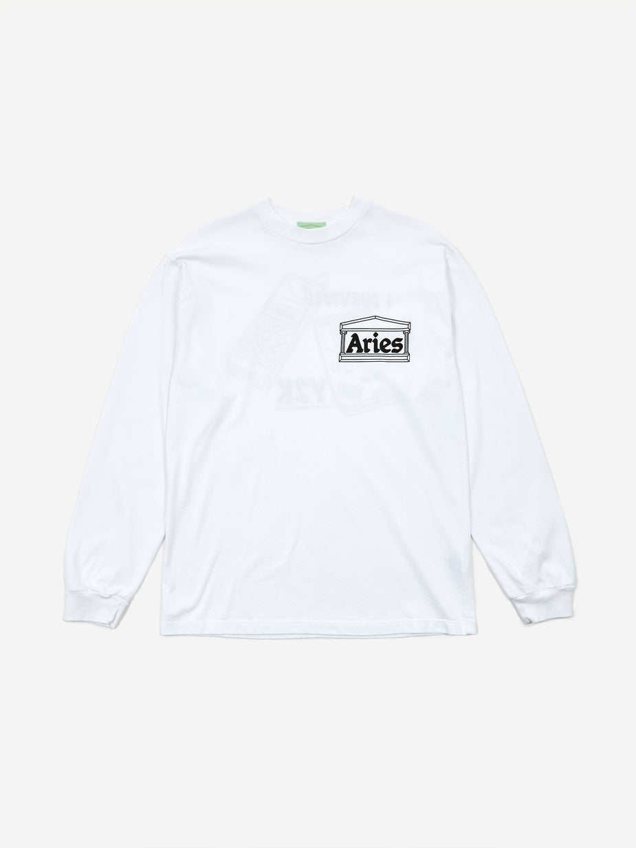 Aries Aries Y2K Longsleeve T-Shirt - White - White