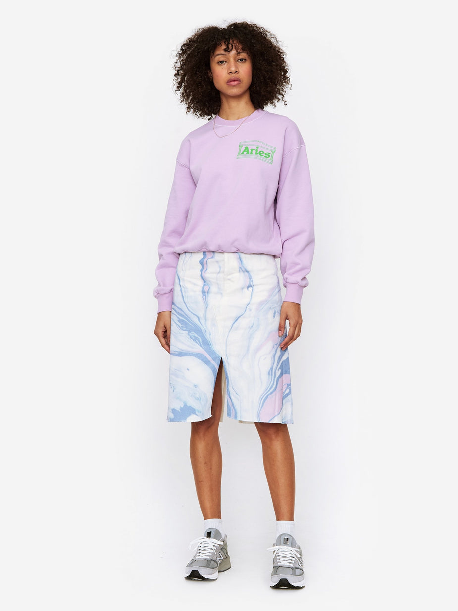 Aries Aries Y2K Sweatshirt - Fuschia - Pink