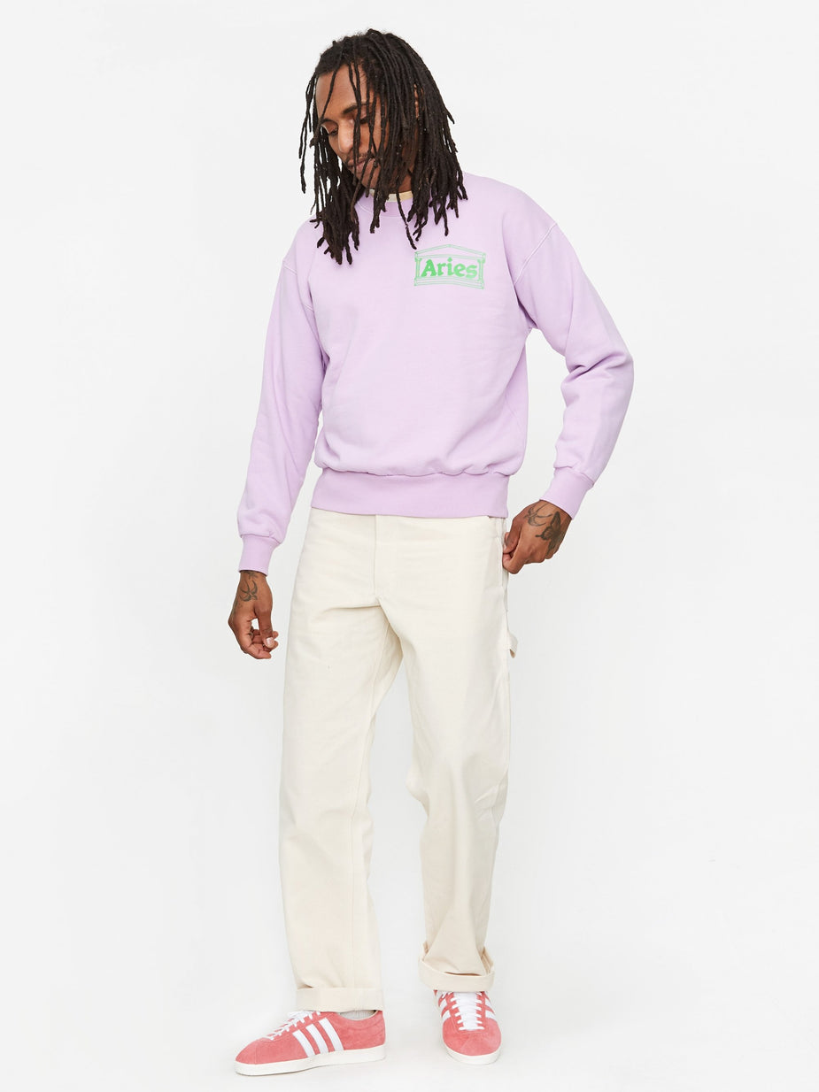 Aries Aries Y2K Sweatshirt - Lilac - Purple