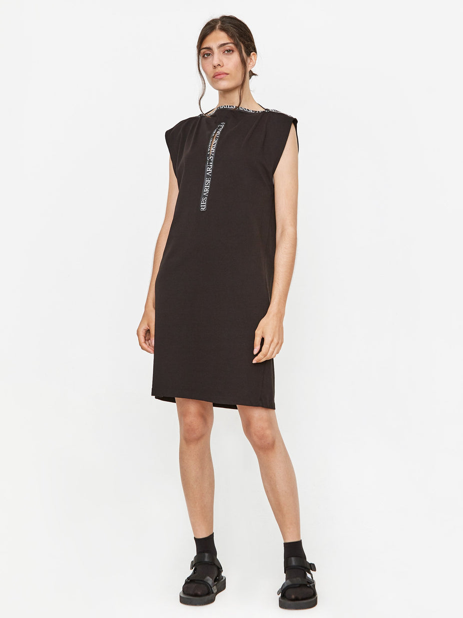 Aries Aries Zip Dress - Black - Black
