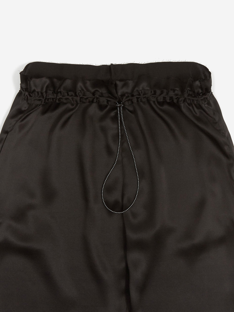 Aries Aries Silk Draw Cord Track Pant - Black - Black