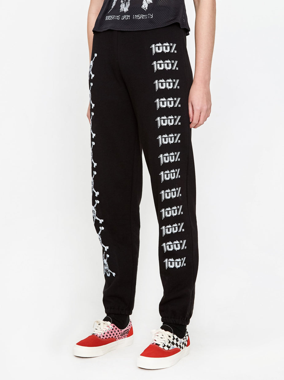 Ashley Williams Ashley Williams 100% Jogger - Black/White - Black