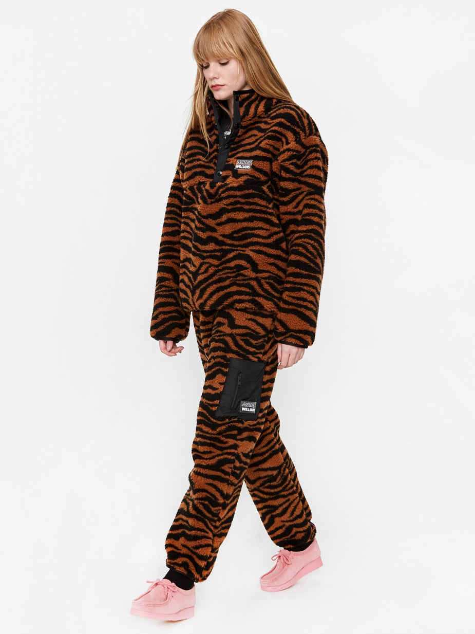 Ashley Williams Ashley Williams Juju Fleece Trouser - Tiger - Animal Print
