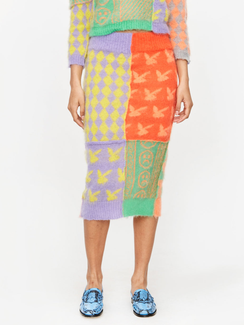 Ashley Williams Ashley Williams Patch Work Skirt - Patchwork - Other