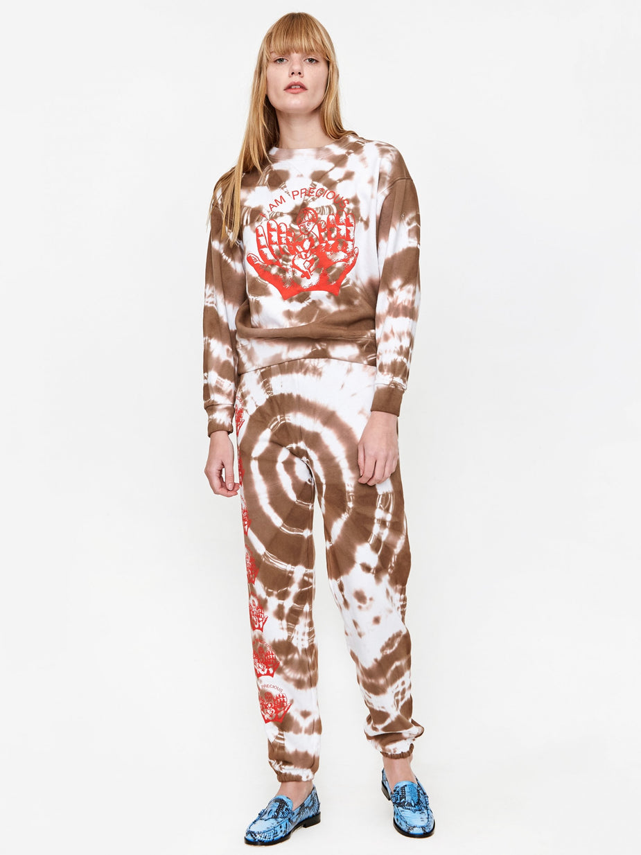 Ashley Williams Ashley Williams Precious Jogger - Tie Dye Brown - Brown