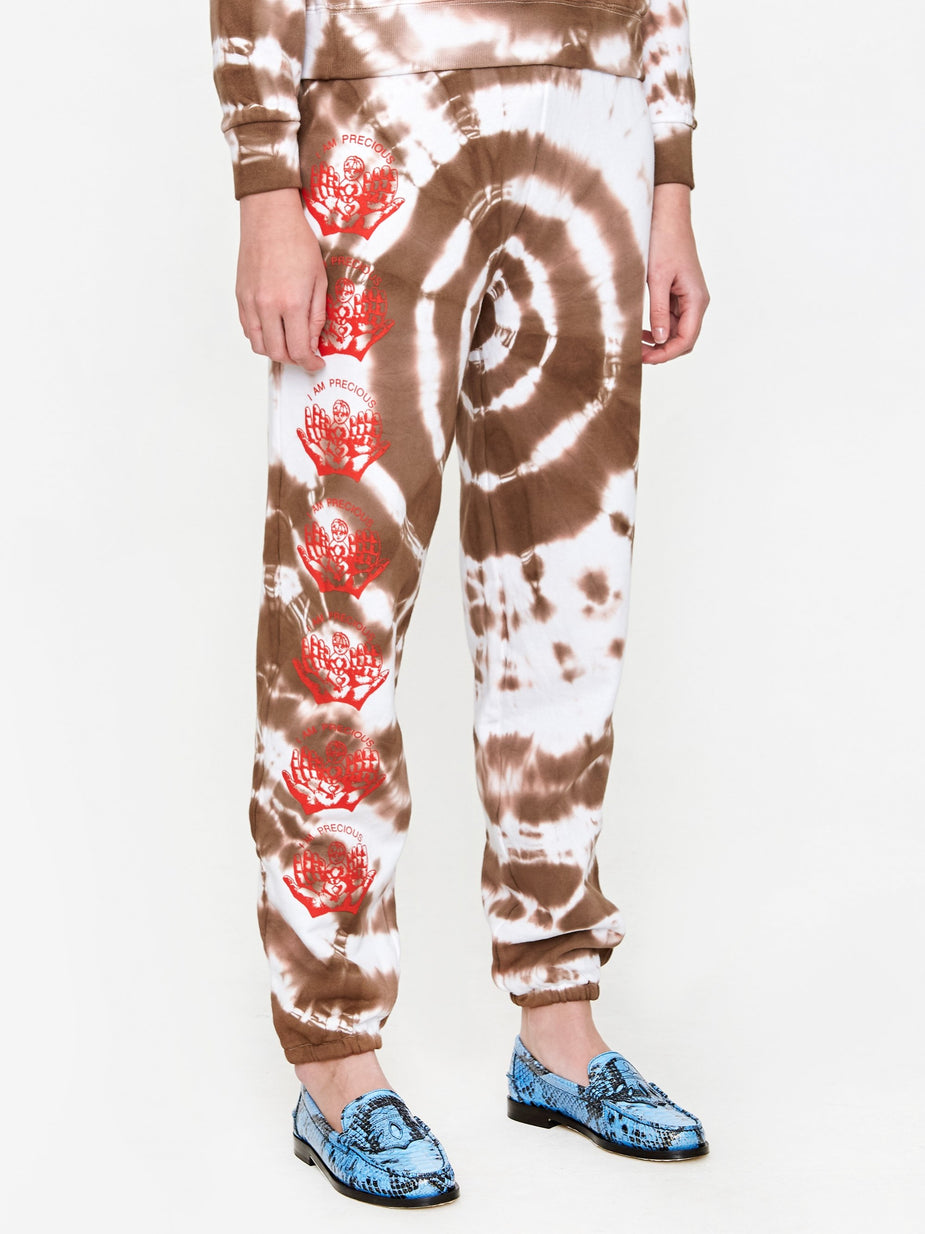 Ashley Williams Ashley Williams Precious Jogger - Tie Dye Brown - Brown