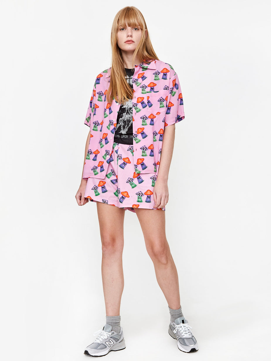 Ashley Williams Ashley Williams Tropic Shirt - Pink Mushroom - Pink