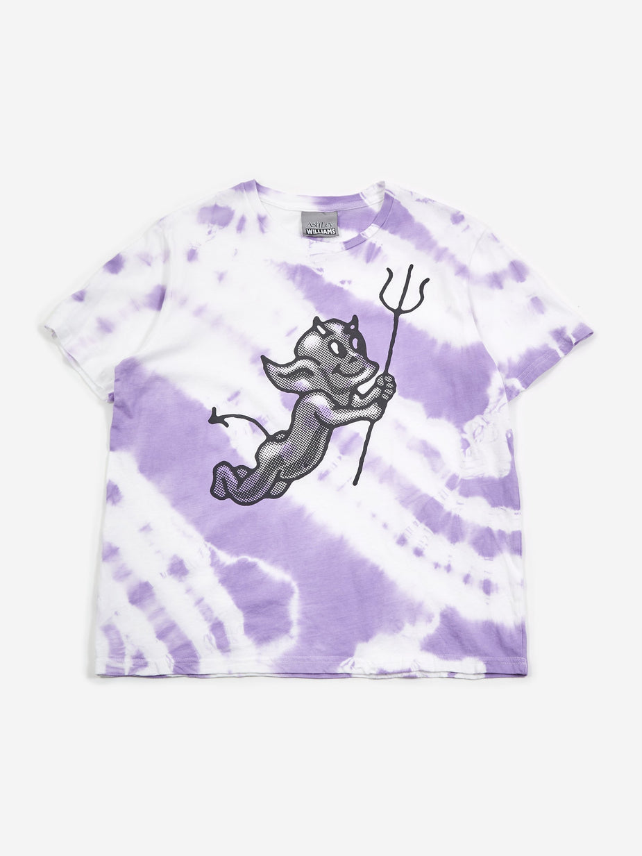 Ashley Williams Ashley Williams Cherub Devil Shortsleeve T-Shirt - Lilac Tie-Dye - Tie-Dye