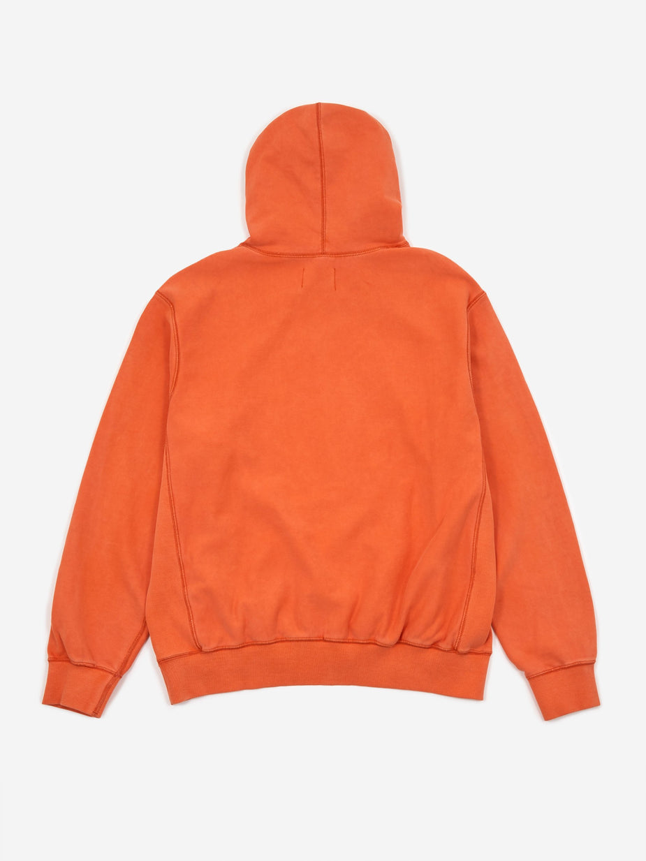 Awake NY Awake NY Classic Logo Embroidered Hoodie - Red Orange - Red