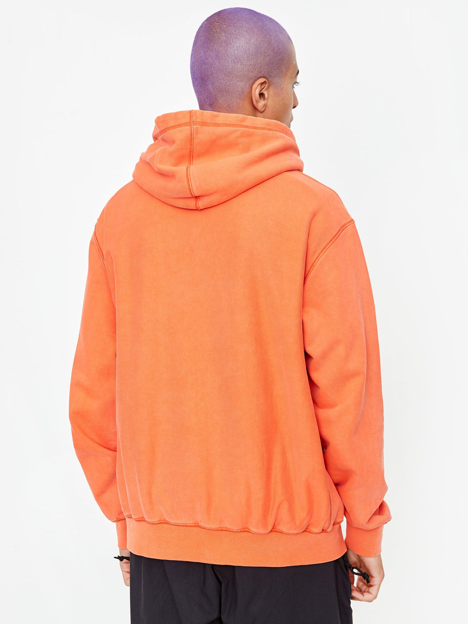 Awake NY Awake NY Classic Logo Embroidered Hoodie - Red Orange - Red