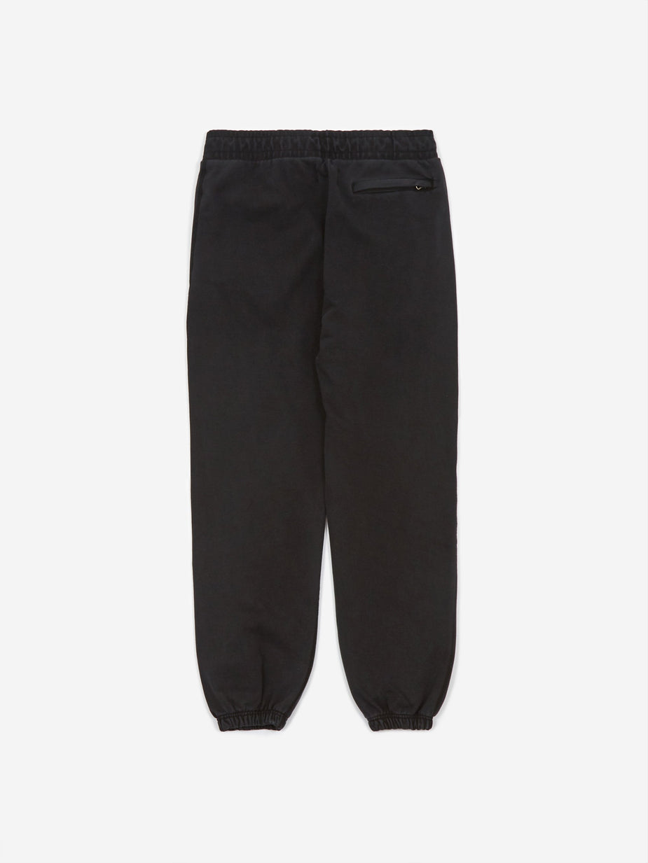 Awake NY Awake NY Classic Logo Embroidered Sweatpant - Washed Black - Black