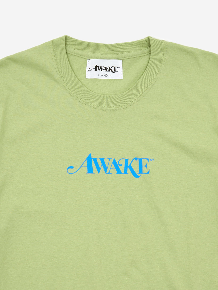 Awake NY Awake NY Classic Logo Shortsleeve T-Shirt - Light Green - Green