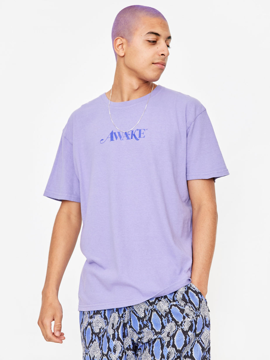 Awake NY Awake NY Classic Logo Shortsleeve T-Shirt - Purple - Purple