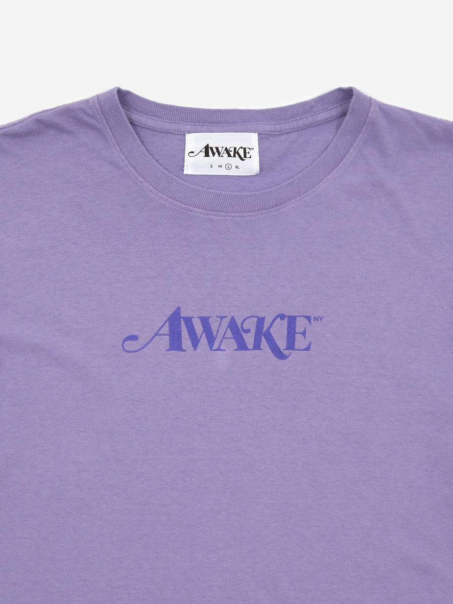 Awake NY Awake NY Classic Logo Shortsleeve T-Shirt - Purple - Purple