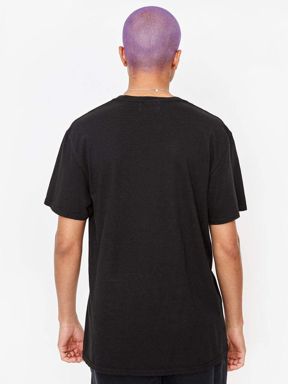 Awake NY Awake NY Classic Logo Shortsleeve T-Shirt - Washed Black - Black