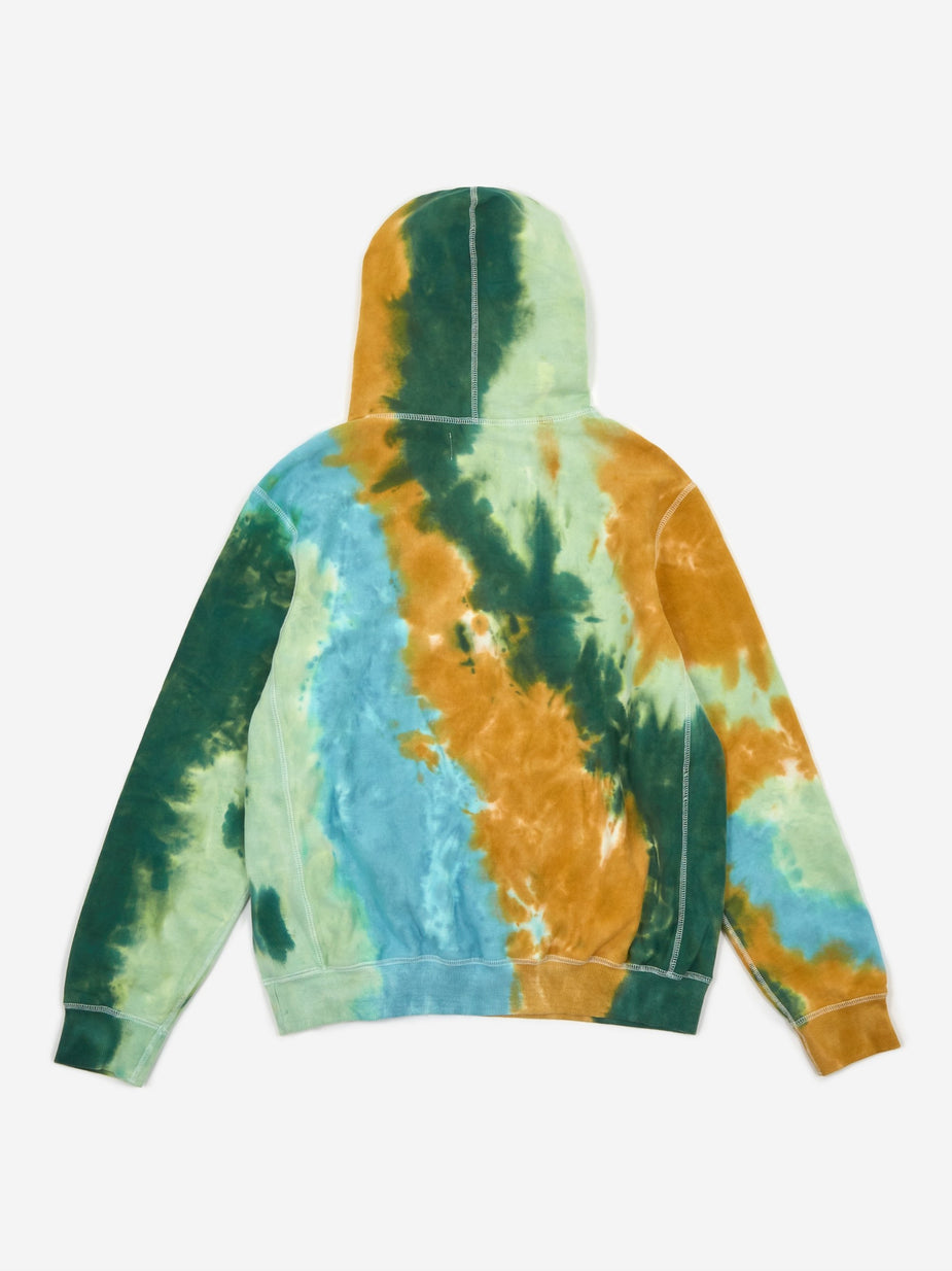 Awake NY Awake NY Double Varsity Hoodie - Multi Tie Dye - Multi